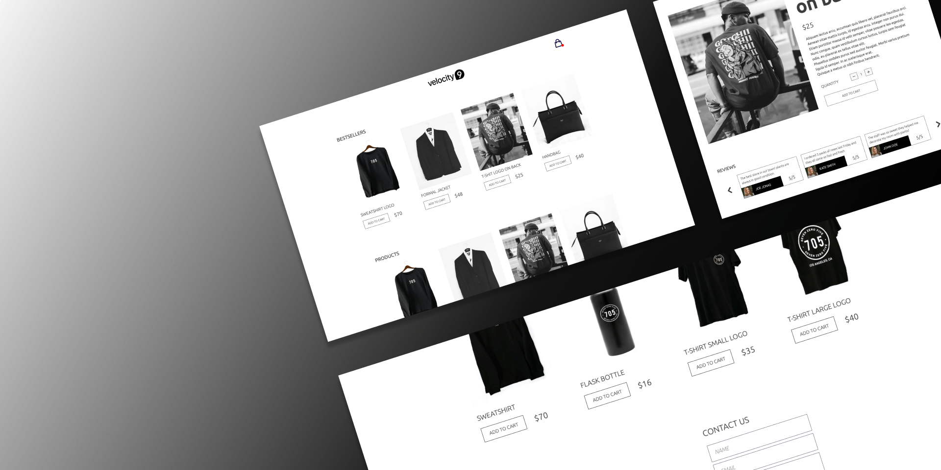 Gatsby eCommerce 2 – Merch Store