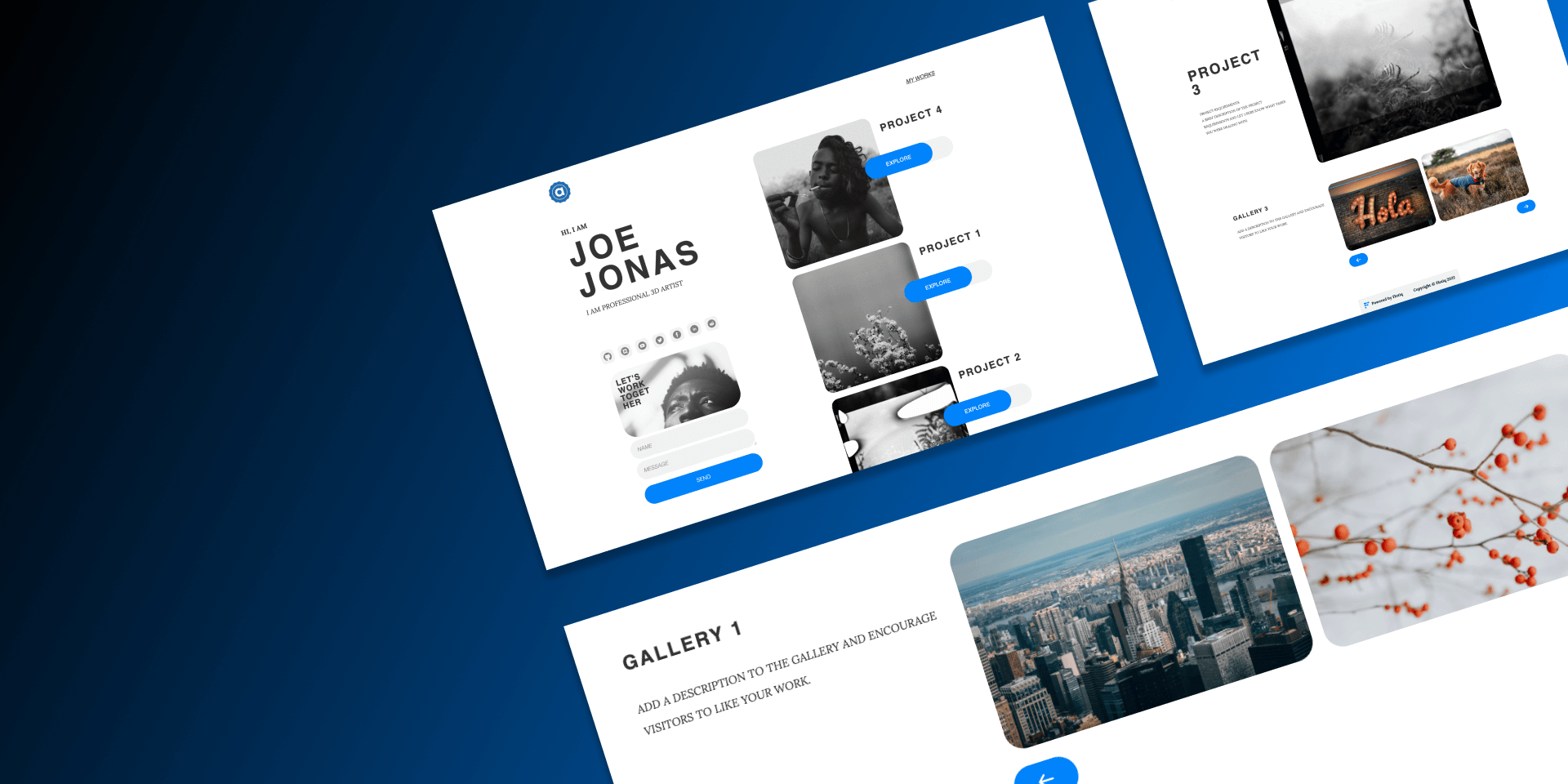 Gatsby Portfolio 2 – Monochrome