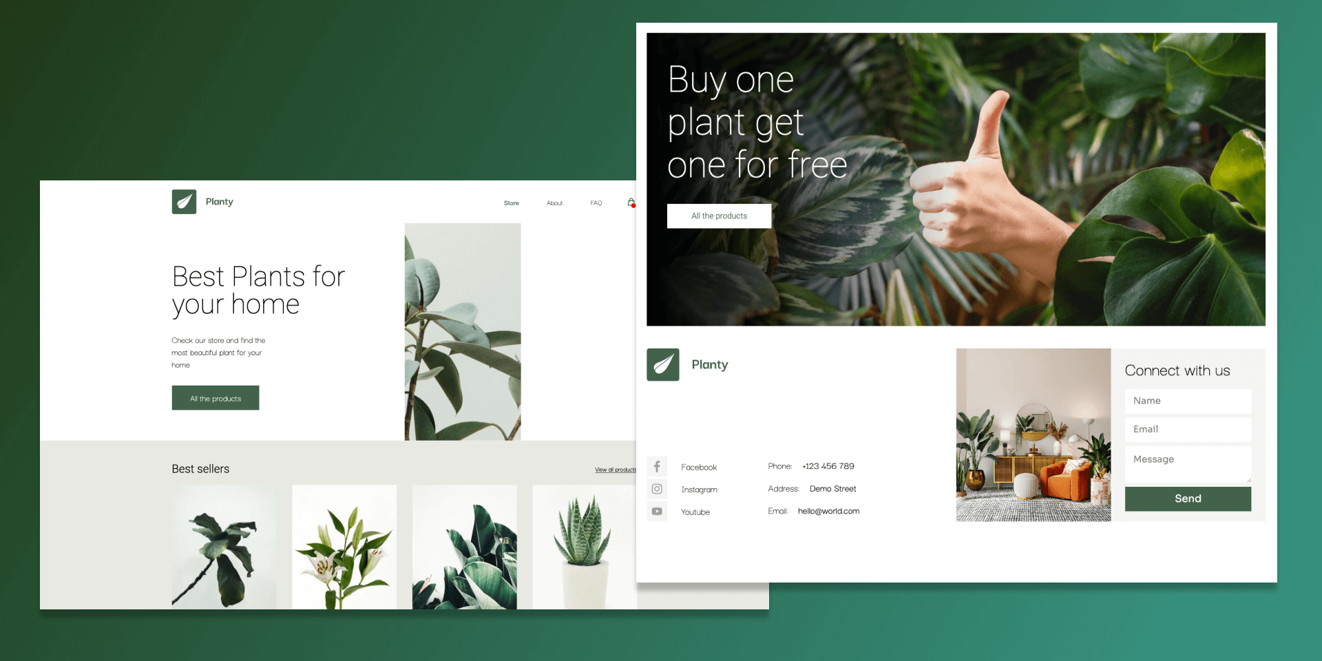 Gatsby eCommerce 1 – Green Shop